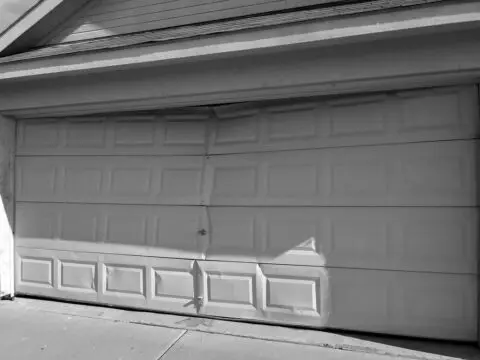 Garage door installation